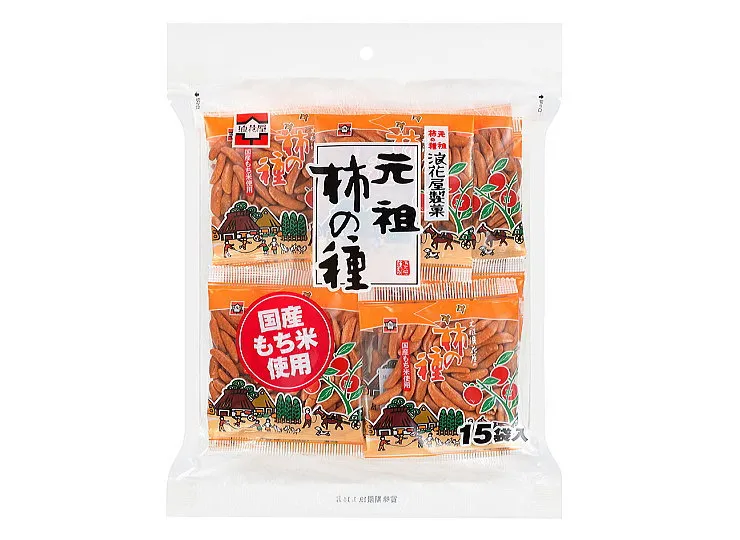 浪花屋 元祖柿の種 徳用袋 240g 16g 15袋 12袋 お菓子のまとめ買い おかしのフェスタ